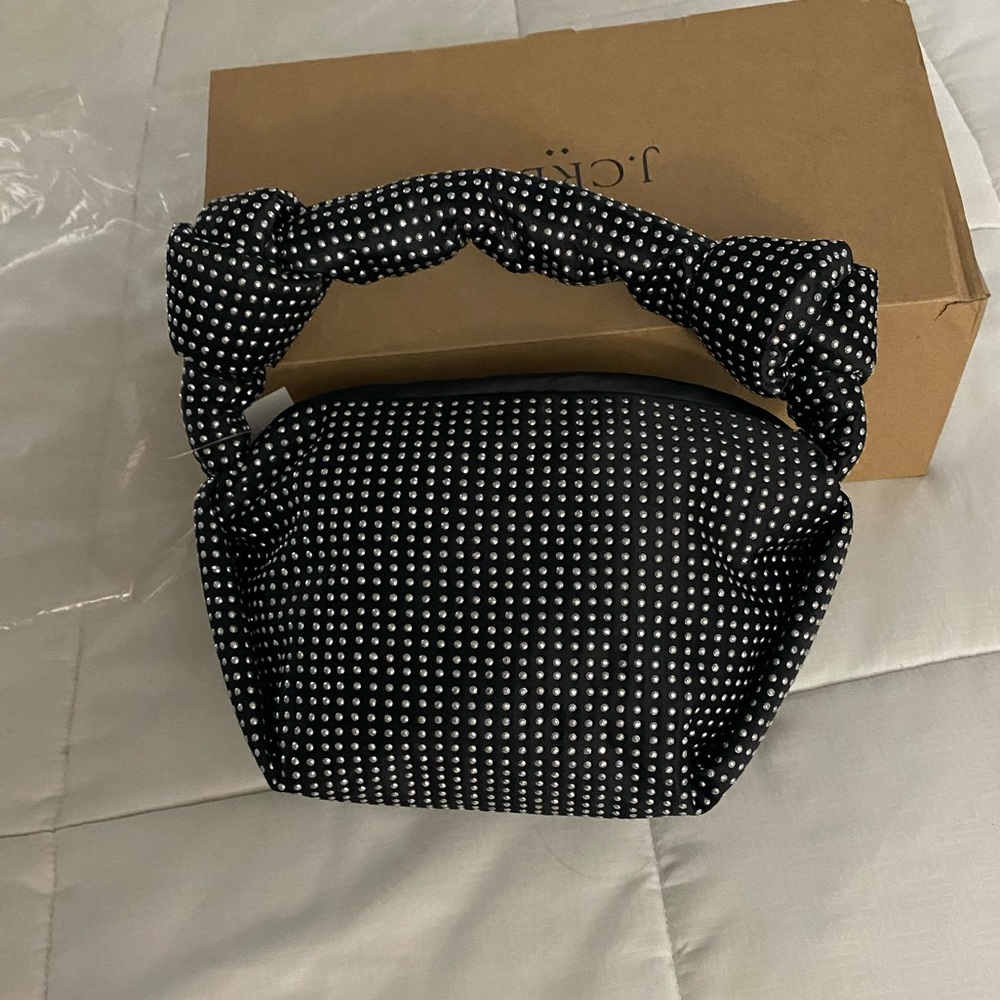 JCrew rhinestone studded bag